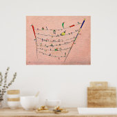 Kandinsky - Little Accents Poster (Keuken)