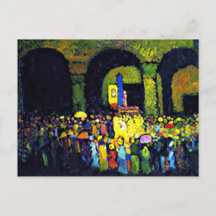 Kandinsky - Ludwigkirche in Murnau Briefkaart