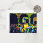 Kandinsky - Ludwigkirche in Murnau Notitiekaartje (Voorkant / Achterkant in situ)