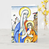 Kandinsky - Madonna en Child, prachtig schilderij Kaart (Gele Bloem)