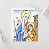 Kandinsky - Madonna en Kind, mooi schilderij Kaart (Voorkant / Achterkant in situ)