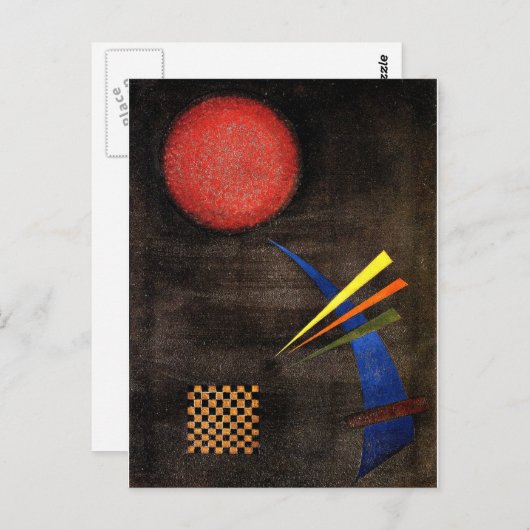 Kandinsky - Matig Briefkaart (Voorkant / Achterkant)