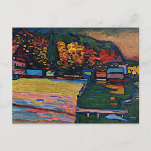 Kandinsky - Meer van Starnberg Briefkaart (Voorkant)