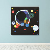 Kandinsky - Meerdere Cirkels Canvas Afdruk (Insitu (Houten vloer))