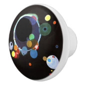 Kandinsky - Meerdere Cirkels Keramische Knop (Rechts)