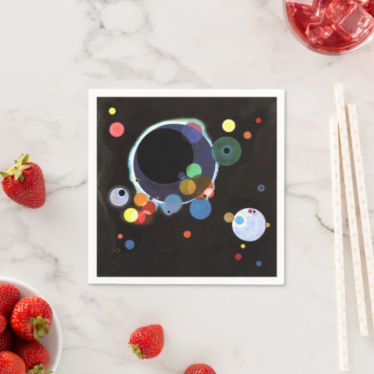 Kandinsky - Meerdere Cirkels Servet (Insitu)