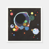 Kandinsky - Meerdere Cirkels Servet (Voorkant)
