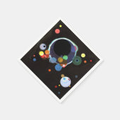 Kandinsky - Meerdere Cirkels Servet (Hoek)