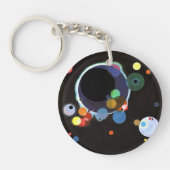 Kandinsky - Meerdere Cirkels Sleutelhanger (Voorkant)