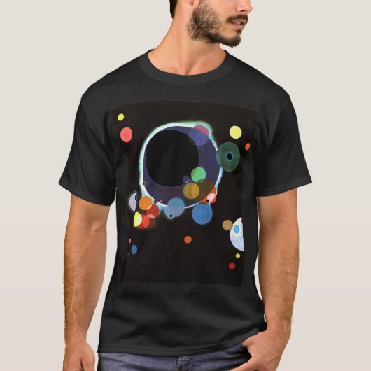 Kandinsky - Meerdere Cirkels T-shirt (Voorkant)