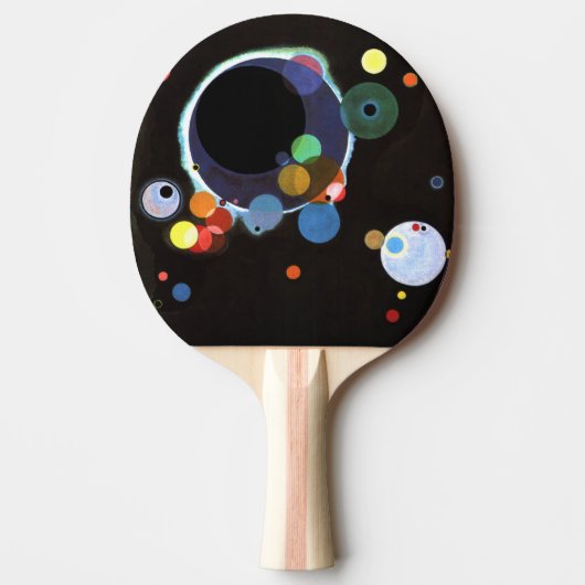 Kandinsky - Meerdere Cirkels Tafeltennisbatje (Voorkant)