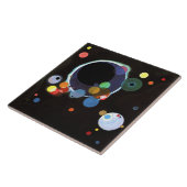 Kandinsky - Meerdere Cirkels Tegeltje (Zijkant)