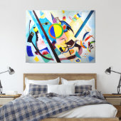 KANDINSKY - MEERKLEURIGE CIRKEL - 1921 - Bauhaus - Canvas Afdruk (Insitu (Slaapkamer))