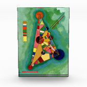 Kandinsky - Meerkleurige Driehoek Fotoblokken (Voorkant)