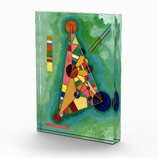 Kandinsky - Meerkleurige Driehoek Fotoblokken (Rechts)