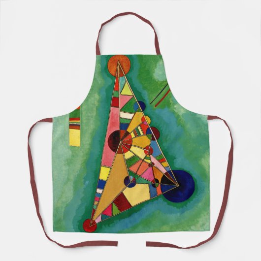 Kandinsky - Meerkleurige Driehoek, Schort (Voorkant)