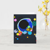 Kandinsky merkt in verschillende kringen Kaart op (Gele Bloem)