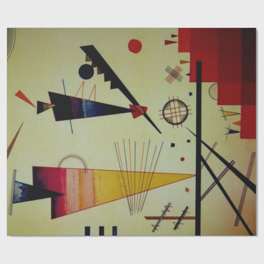 Kandinsky Merry Structure Abstracte kunstwerken Cadeaupapier (Vlak)