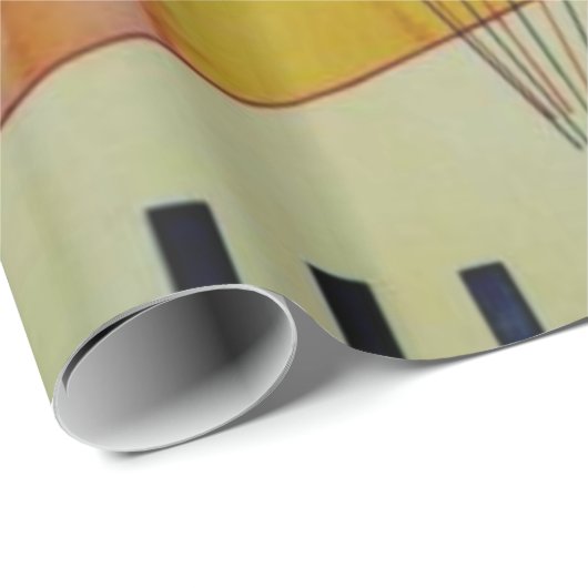 Kandinsky Merry Structure Abstracte kunstwerken Cadeaupapier (Rol Hoek)