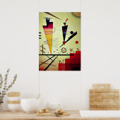 Kandinsky - Merry Structure Poster (Keuken)