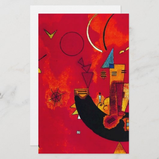 Kandinsky Met en Tegen Briefpapier (Voorkant / Achterkant)