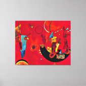 Kandinsky - Met en Tegen Canvas Afdruk (Voorkant)