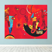 Kandinsky - Met en Tegen Canvas Afdruk (Insitu (Houten vloer))