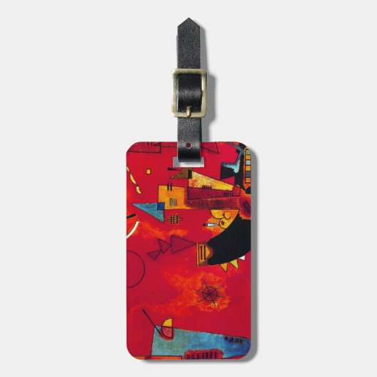 Kandinsky Mit und Gegen Bagagelabel (Voorkant verticaal)