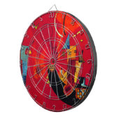Kandinsky Mit und Gegen Dartbord (Voorkant Rechts)