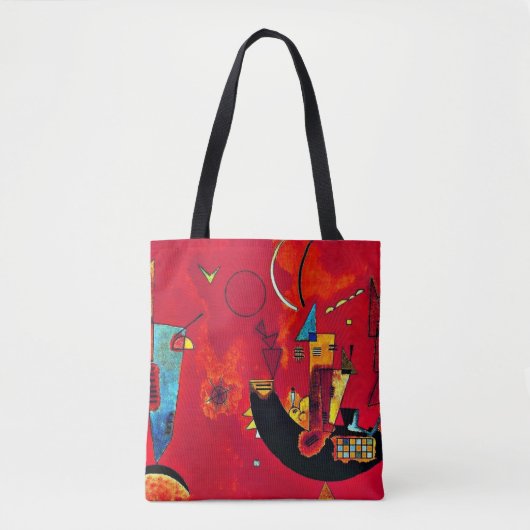 Kandinsky - Mit und Gegen (met en tegen) Tote Bag (Voorkant)