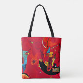Kandinsky - Mit und Gegen (met en tegen) Tote Bag (Achterkant)