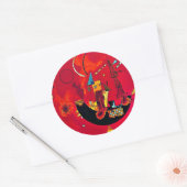 Kandinsky - Mit und Gegen Ronde Sticker (Envelop)