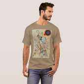 Kandinsky Modern Absract Expressionist Art Pebble T-shirt (Voorkant volledig)