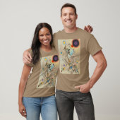 Kandinsky Modern Absract Expressionist Art Pebble T-shirt (Unisex)