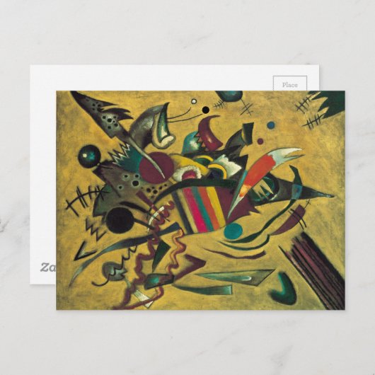 Kandinsky Modern Absract Expressionist Artwork Briefkaart (Voorkant / Achterkant)