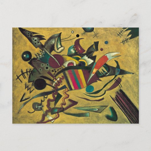 Kandinsky Modern Absract Expressionist Artwork Briefkaart (Voorkant)