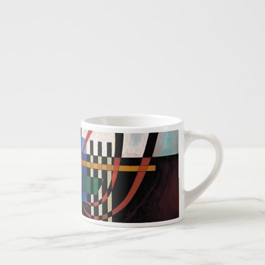 Kandinsky Modern Absract Expressionist Artwork Espresso Kop (Rechts)