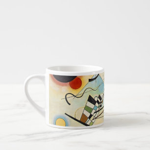 Kandinsky Modern Absract Expressionist Artwork Espresso Kop