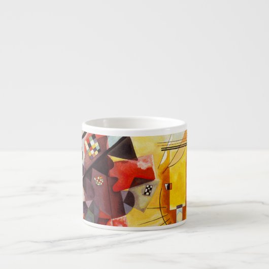 Kandinsky Modern Absract Expressionist Artwork Espresso Kop (Voorkant)