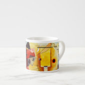 Kandinsky Modern Absract Expressionist Artwork Espresso Kop (Voorkant rechts)