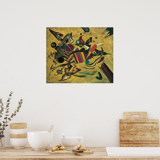 Kandinsky Modern Absract Expressionist Artwork Poster (Keuken)