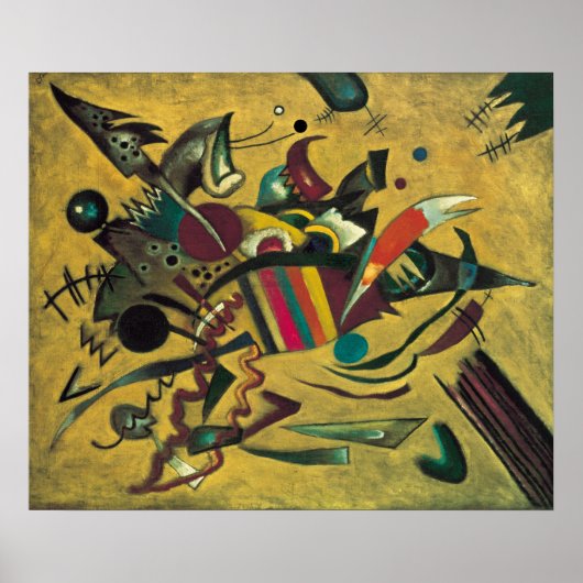 Kandinsky Modern Absract Expressionist Artwork Poster (Voorkant)