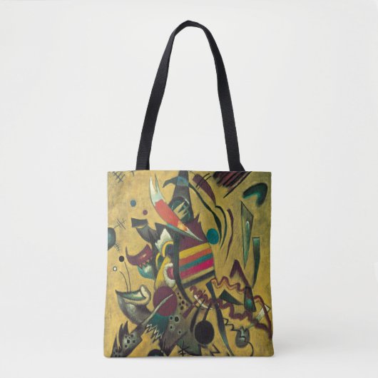 Kandinsky Modern Absract Expressionist Artwork Tote Bag (Voorkant)