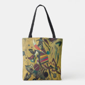Kandinsky Modern Absract Expressionist Artwork Tote Bag (Achterkant)