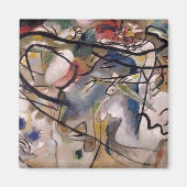Kandinsky Modern Abstract kleurrijk kunstwerk Magneet (Voorkant)