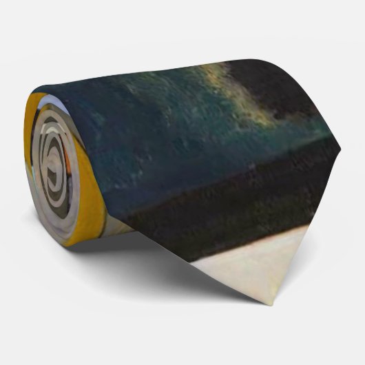 Kandinsky Modern Abstract kleurrijk kunstwerk Stropdas (Opgerold)