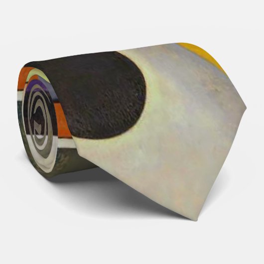 Kandinsky Modern Abstract kleurrijk kunstwerk Stropdas (Opgerold)