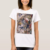 Kandinsky Modern Abstract kleurrijk kunstwerk T-shirt (Voorkant)