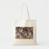 Kandinsky Modern Abstract kleurrijk kunstwerk Tote Bag (Voorkant)