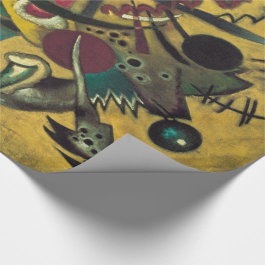 Kandinsky Modern Abstract Kunstwerk Cadeaupapier (Hoek)